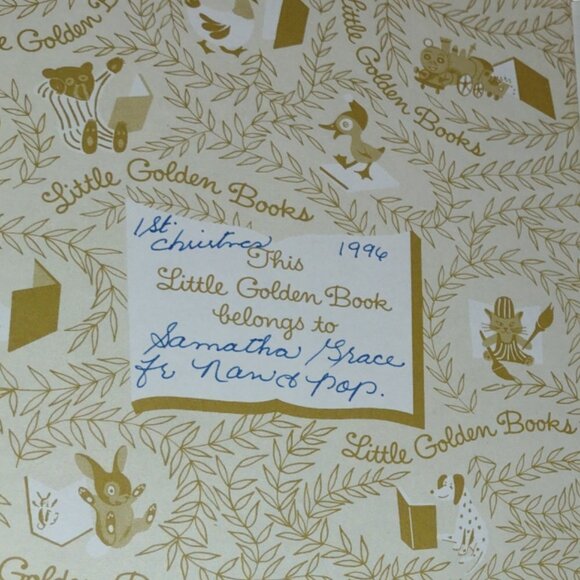 Vintage Childrens Little Golden Books Lot of 3 Dated 1987-1996 - Picture 12 of 12